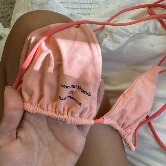 Lovers + Friends Coral Bikini Top - Picture 2 of 3